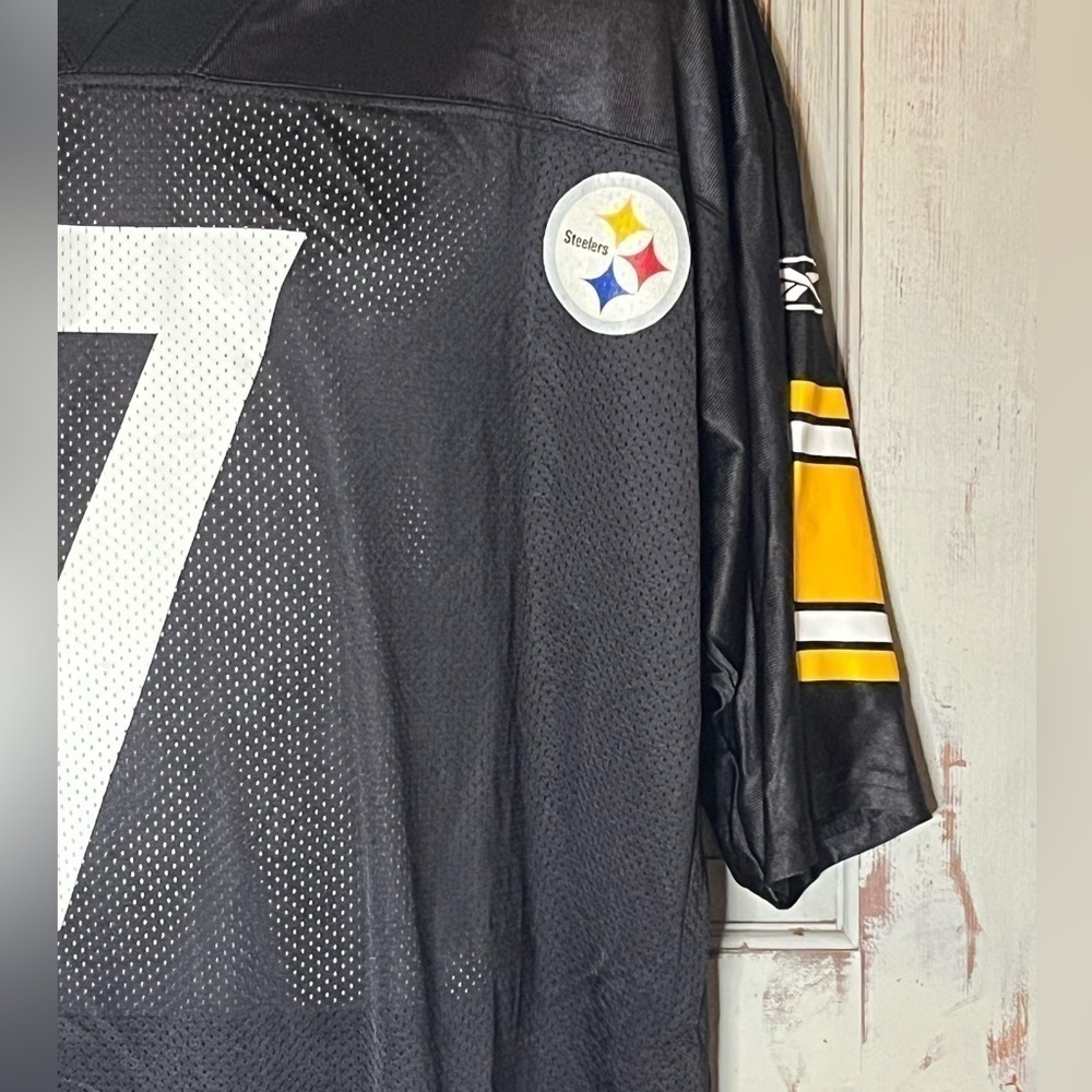 2011 NFL Roethlisberger Steelers Jersey Team Reebok L - Picture 3 of 10